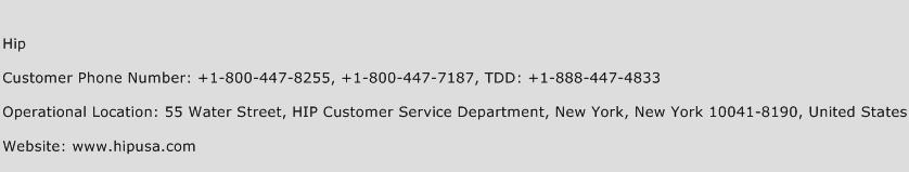 HIP Phone Number Customer Service