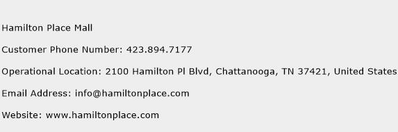 Hamilton Place Mall Phone Number Customer Service