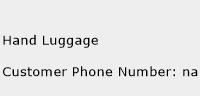 Hand Luggage Phone Number Customer Service