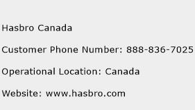 Hasbro Canada Phone Number Customer Service