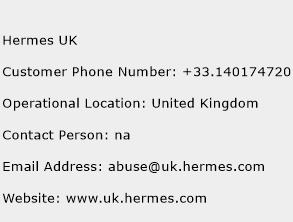 Hermes UK Phone Number Customer Service