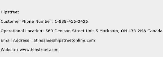 Hipstreet Phone Number Customer Service