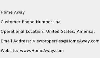 Home Away Phone Number Customer Service