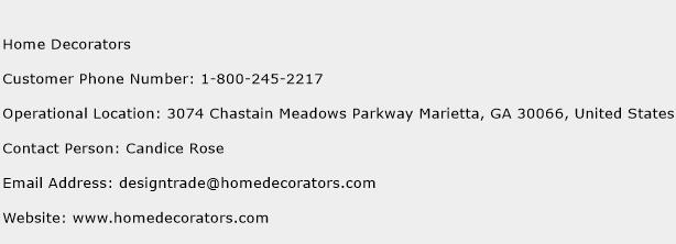Home Decorators Phone Number Customer Service
