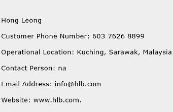 Hong Leong Phone Number Customer Service