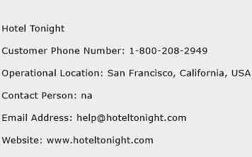 Hotel Tonight Phone Number Customer Service