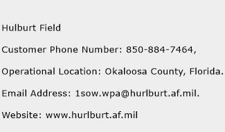 Hulburt Field Phone Number Customer Service