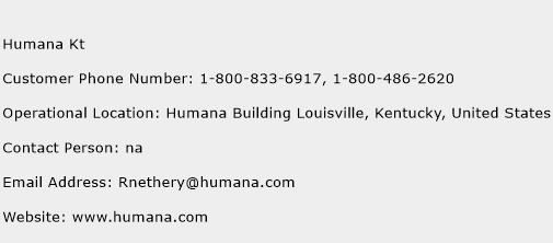 Humana Kt Phone Number Customer Service