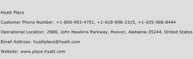 Hyatt Place Phone Number Customer Service