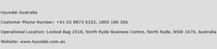 Hyundai Australia Phone Number Customer Service