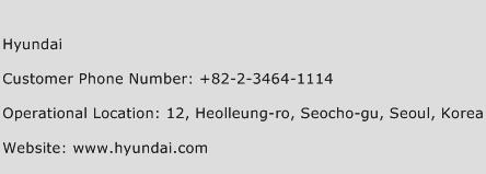 Hyundai Phone Number Customer Service