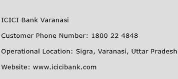 ICICI Bank Varanasi Phone Number Customer Service
