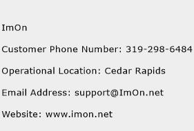 ImOn Phone Number Customer Service