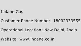 Indane Gas Phone Number Customer Service