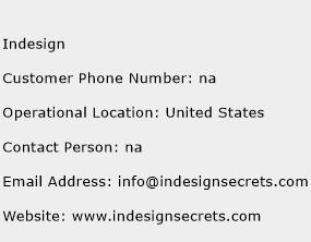 Indesign Phone Number Customer Service