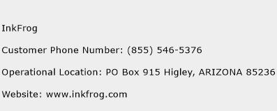 InkFrog Phone Number Customer Service