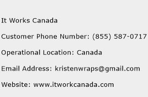It Works Canada Phone Number Customer Service