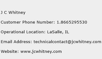 J C Whitney Phone Number Customer Service