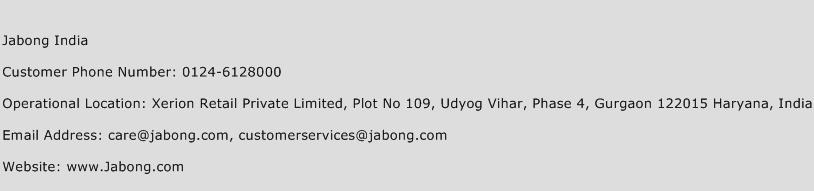 Jabong India Phone Number Customer Service