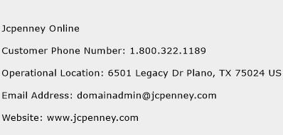 Jcpenney Online Phone Number Customer Service