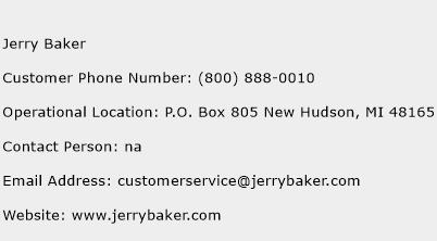 Jerry Baker Phone Number Customer Service