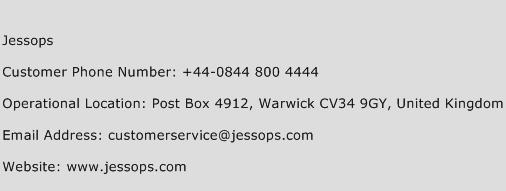 Jessops Phone Number Customer Service