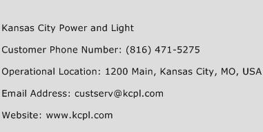 Kansas City Power and Light Phone Number Customer Service