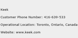 Keek Phone Number Customer Service