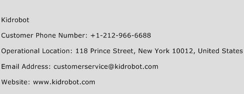 Kidrobot Phone Number Customer Service