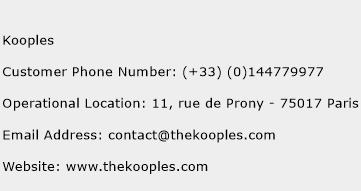 Kooples Phone Number Customer Service