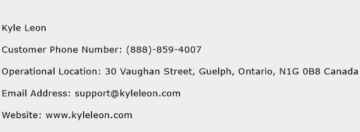 Kyle Leon Phone Number Customer Service