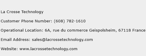La Crosse Technology Phone Number Customer Service