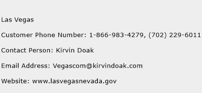 Las Vegas Phone Number Customer Service