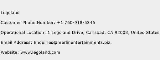 Legoland Phone Number Customer Service