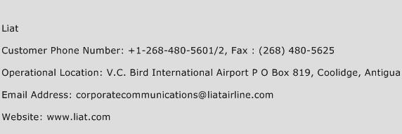 Liat Phone Number Customer Service