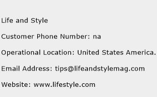 Life and Style Phone Number Customer Service