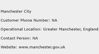 Manchester City Phone Number Customer Service