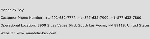 Mandalay Bay Phone Number Customer Service