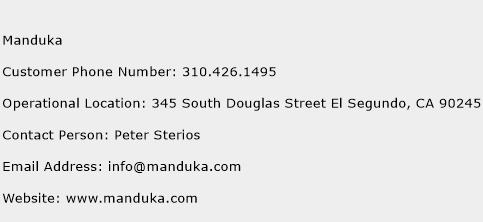Manduka Phone Number Customer Service