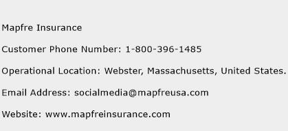 Mapfre Insurance Phone Number Customer Service