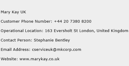 Mary Kay UK Phone Number Customer Service