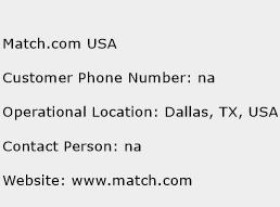 Match.com USA Phone Number Customer Service
