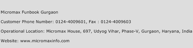 Micromax Funbook Gurgaon Phone Number Customer Service
