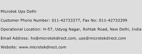 Microtek Ups Delhi Phone Number Customer Service