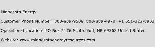 Minnesota Energy Phone Number Customer Service