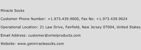Miracle Socks Phone Number Customer Service