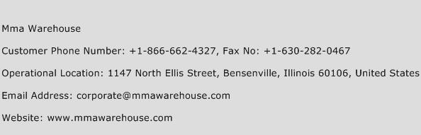 Mma Warehouse Phone Number Customer Service