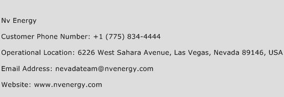 NV Energy Number | NV Energy Customer Service Phone Number | NV Energy Contact Number | NV ...