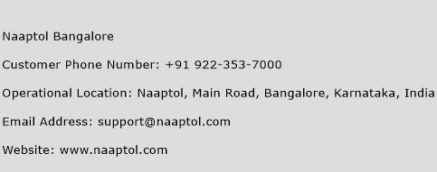 Naaptol Bangalore Phone Number Customer Service