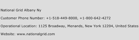 National Grid Albany Ny Number National Grid Albany Ny Customer 